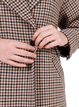 Manteaux Naf Naf Oversize Pata De Gallo pour Femme