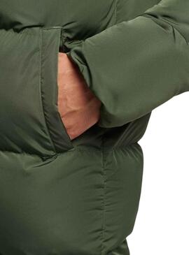 Manteaux Superdry Studios Duvet Vert pour Homme