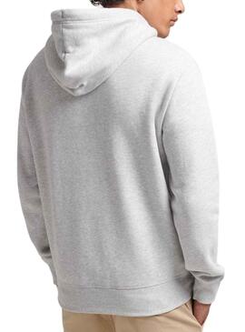 Sweat Superdry Glaciar Gris pour Homme