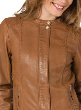 Veste Name It Cuir Brun pour Femme