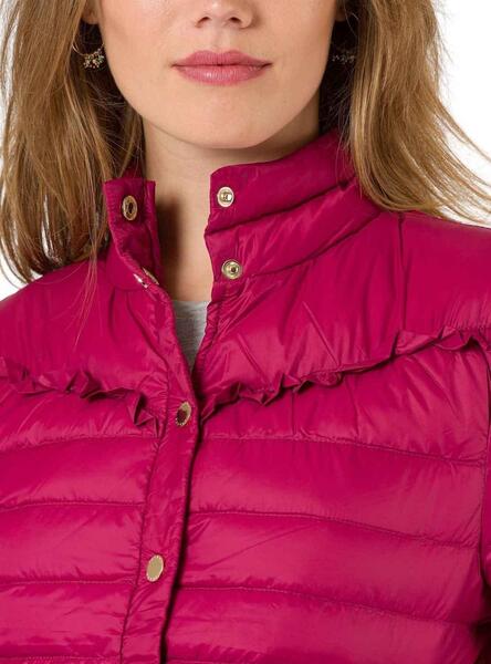 DOUDOUNE BLOUSON FILLE ROUGE MARQUE NAF NAF TAILLE 12 ANS