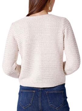 Veste Naf Naf Luminosité Beige pour Femme