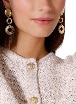 Veste Naf Naf Luminosité Beige pour Femme