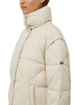 Manteaux Pepe Jeans Raven Beige pour Femme