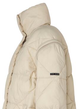 Manteaux Pepe Jeans Raven Beige pour Femme