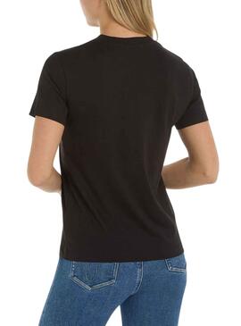 T-Shirt Calvin Klein Institutional Noire Femme