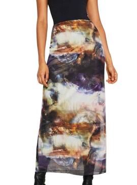 Jupe Only Vanille Tul Galaxia pour Femme