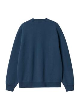 Sweat Carhartt Sweat Squid Bleu pour Femme