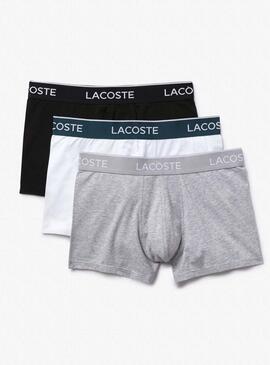 Pack 3 Slip Lacoste Multicolore pour Homme