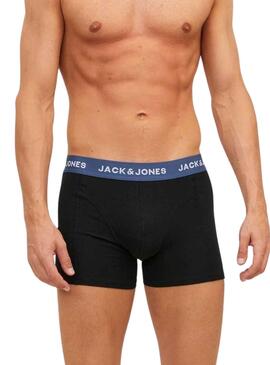Slip Jack & Jones A donné Pack 3 Noire