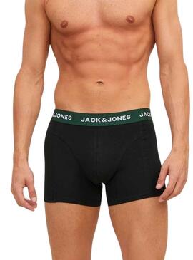 Slip Jack & Jones A donné Pack 3 Noire