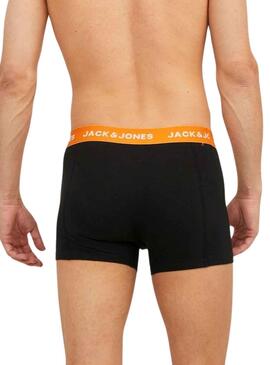 Slip Jack & Jones A donné Pack 3 Noire