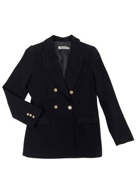 Blazer Naf Naf Militaire Noire pour Femme