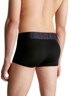 Pack 2 Slip Calvin Klein Low Rise Noire