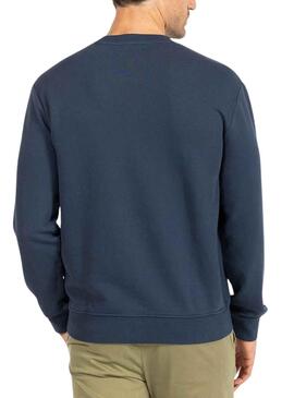 Sweat El Pulpo Explorer Bleu Marine pour Homme
