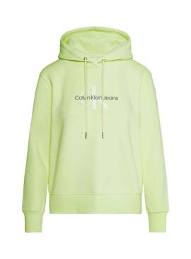 Sweat Calvin Klein Jumpsuitlogo Reg Vert Homme