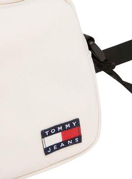 Sac à main Tommy Jeans Quotidien Crossover Blanc Femme