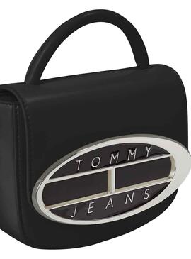 Sac à main Tommy Jeans Origine Crossover Noire Femme