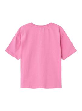 T-Shirt Name It Dalina Barbie Rose pour Fille