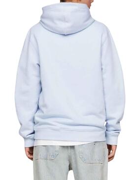 Sweat Tommy Jeans Rég Bold Bleu pour Homme