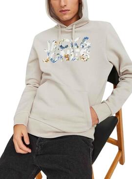 Sweat Jack & Jones Jeff Beige pour Homme