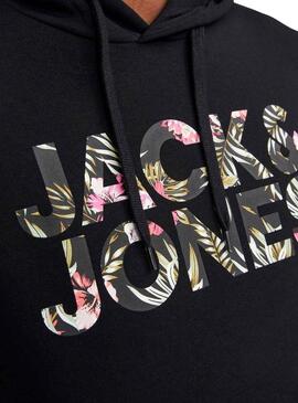 Sweat Jack & Jones Jeff Noire pour Homme