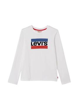 T-Shirt Levis Heroel Blanc Enfante