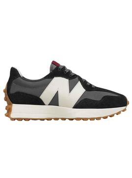 Baskets New Balance 327 Noire et Gris pour Femme