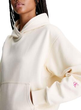 Sweat Calvin Klein Back Bold Jumpsuitlogo Beige