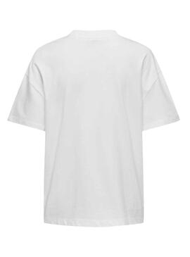 T-Shirt Only Sara Blanc pour Femme