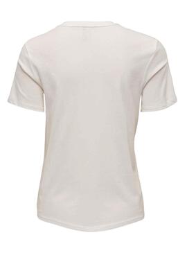 T-Shirt Only Marie Blanc pour Femme