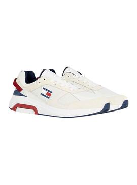 Baskets Tommy Jeans Runner Beige Homme