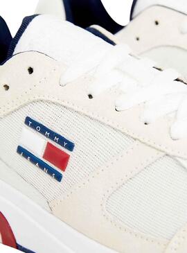 Baskets Tommy Jeans Runner Beige Homme
