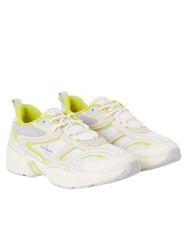 Baskets Calvin Klein Tennis Blanc pour Femme