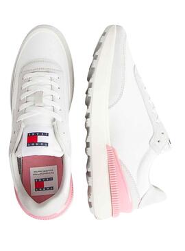 Baskets Tommy Jeans Rech Runner Blanc Femme