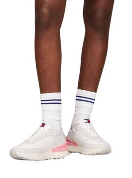 Baskets Tommy Jeans Rech Runner Blanc Femme