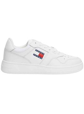 Baskets Tommy Jeans Retro Panier Blanc Femme