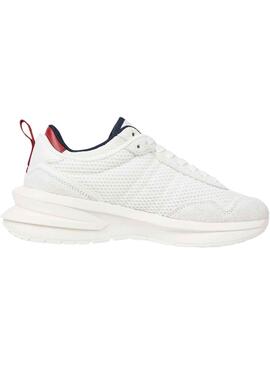 Baskets Tommy Jeans Technologie Runner Blanc Femme