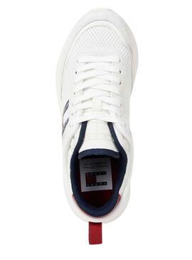 Baskets Tommy Jeans Technologie Runner Blanc Femme