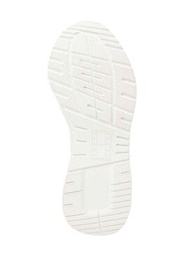 Baskets Tommy Jeans Technologie Runner Blanc Femme