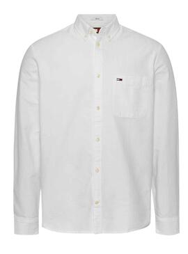 Chemise Tommy Jeans Oxford régulier Blanc pour Homme