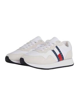 Baskets Tommy Jeans Modern Runner Blanc Homme