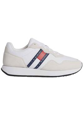 Baskets Tommy Jeans Modern Runner Blanc Homme