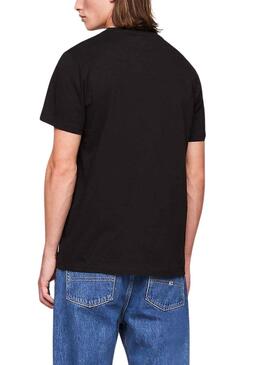 T-Shirt Tommy Jeans Essential Flag Slim Blanc