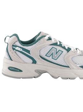 Baskets New Balance 530 Turquoise et Gris