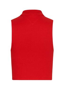 Top Tommy Jeans Archive Rouge pour Femme