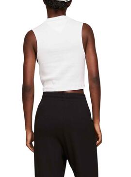 Top Tommy Jeans Archive Blanc pour Femme