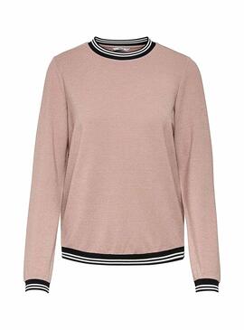 T-Shirt Only Roma Sport Rose pour Femme