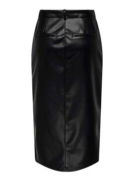 Jupe Only Heidi Similicuir Noire pour Femme
