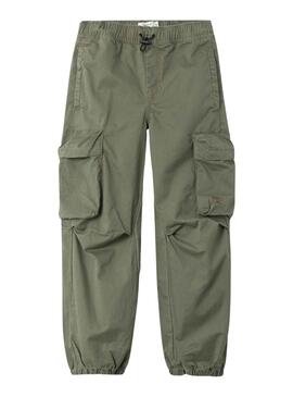 Pantalon Name It Ben pourchute Vert pour Garçon